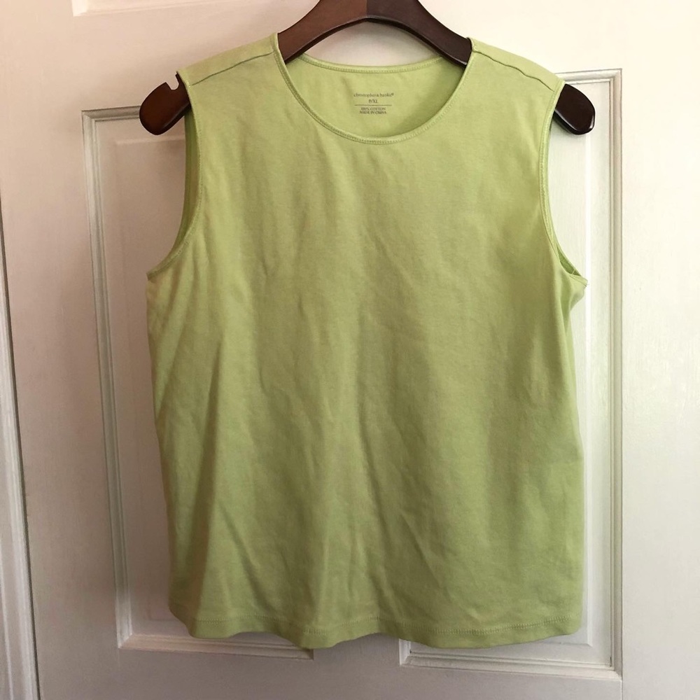 Like Green Sleeveless Top, Size P/XL